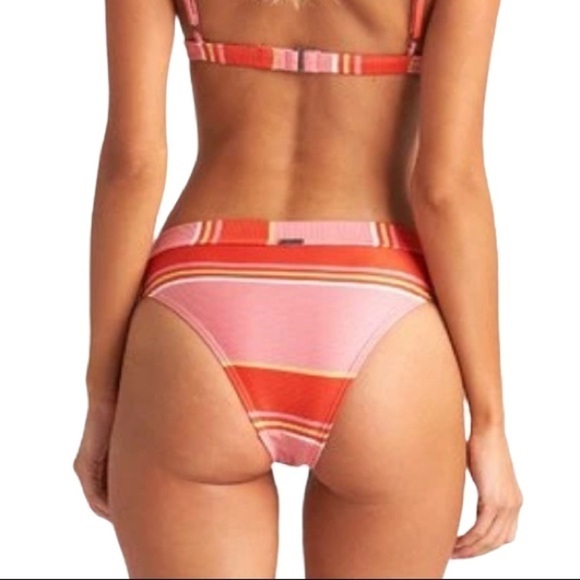 Billabong Tanlines Maui Rider Bikini Bottom Size L - Picture 2 of 10